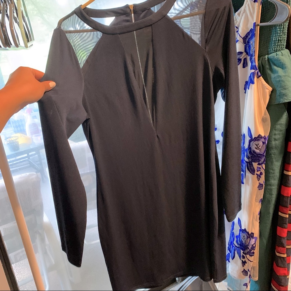 NWT Express Navy Bodycon Dress